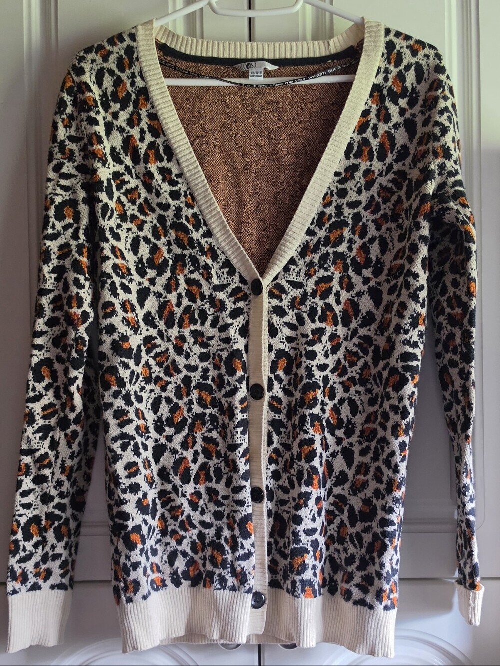 💥 Volcom Stone Leopard For Keeps Cardigan